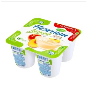 Յոգուրտ կամպինա Нежный 0,1% դեղձի հյութով 95գր