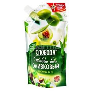 Մայոնեզ Слобода ձիթապտղի համով 67% 187գր