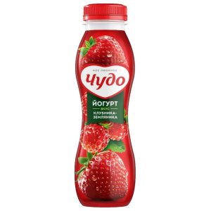Յոգուրտ ըմպելի  Чудо ելակի և մորիի համով 1.9% 260գ