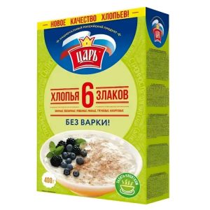 Փաթիլներ հացահատիկային Цар չեփվող N6 400գր