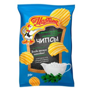Չիպս От мартина թթվասերի համով  20գ