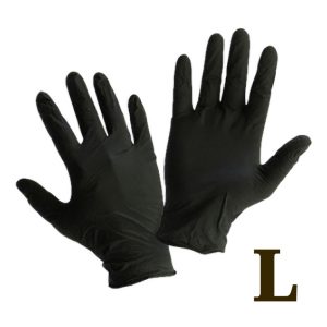 Ձեռնոց Eco 4G մեկանգամյա սինթետիկ  սև L