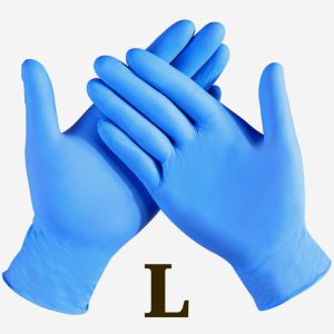 Ձեռնոց Eco 4G մեկանգամյա սինթետիկ կապույտ L