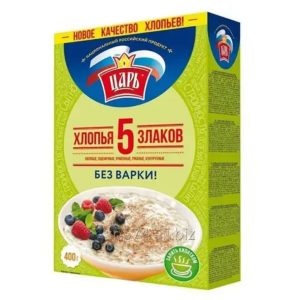 Հացահատիկային փաթիլներ Царь չեփվող N5 400գր