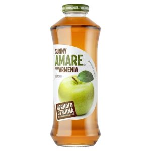 Հյութ առանց շաքար խնձորի 750մլ Ամառե