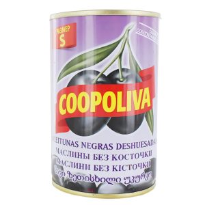 Ձիթապտուղ Coopoliva սև կորիզով A300 225գ
