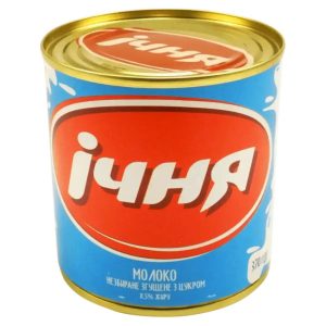 Խտացրած կաթ Ичня շաքարով յուղայնությունը 8,5% 370գ