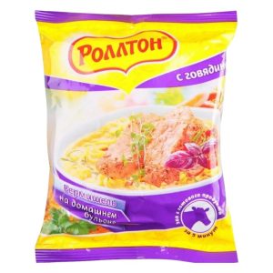 Լապշա Роллтон արագ եփվող, տավարի մսով 60գր