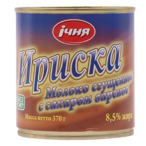 Խտացրած կաթ Ичня Ириска եփած յուղայնություն 8,5% 370 գր