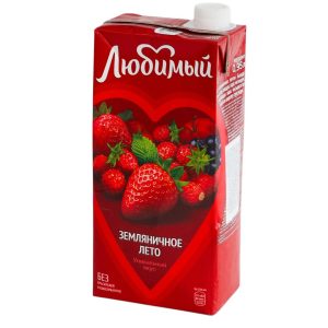 Հյութ Լյուբիմիյ խնձորի,սև արոսի,ելակի և մորու 0.95լ