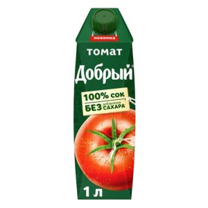 Հյութ առանց շաքարի Դոբրի 1լ 100%