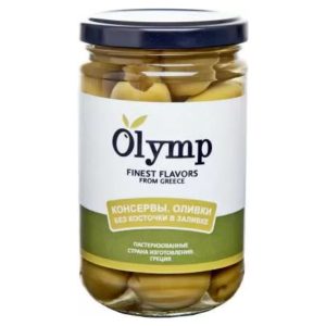 Ձիթապտուղ կանաչ քաղցր Օլիմպ 700գ