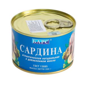 Սարդինա 250գ Բարս