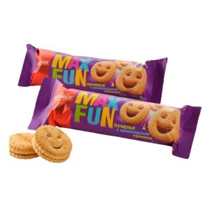 Թխվացքաբլիթ Max Fun շոկոլադե կրեմով 73 գր