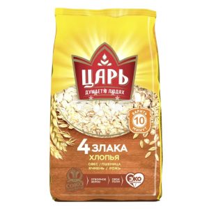 Հացահատիկային փաթիլներ Царь N4 400գր