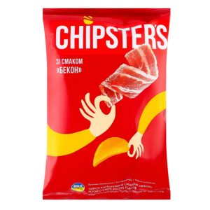 Չիպս Chipster's բեկոնի համով 70գր