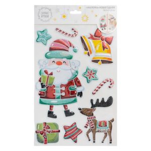 Պիտակ Ձմեռ պապ ապակու համար (փոքր)