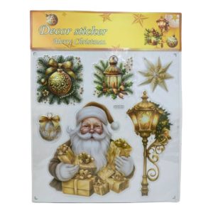 Պիտակ Ձմեռ պապ ապակու համար (մեծ)