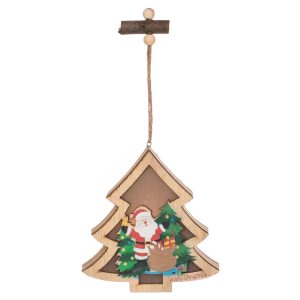 Տոնածառի խաղալիք լույսով