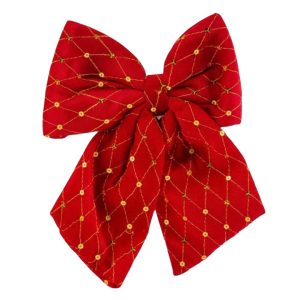 Կարմիր ժապավեն Նոր տարվա՝ դեկորատիվ