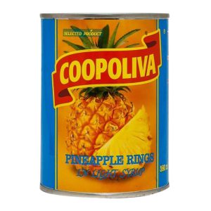 Արքայախնձորի օղակներ Coopoliva 580մլ