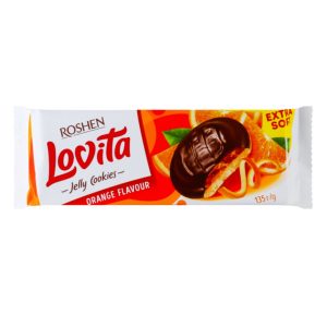 Թխվածքաբլիթ Roshen Lovita նարնջի միջուկով 135գ