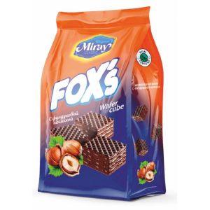 Վաֆլի Miray Fox՜s պնդուկով 200գ