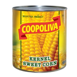 Եգիպտացորենի քաղցր հատիկներ Coopoliva 850գ