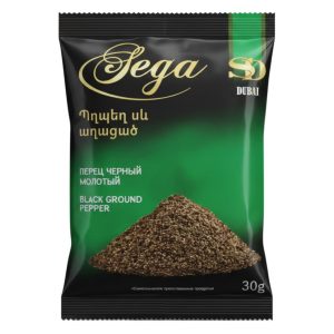 Պղպեղ սև Sega աղացած 30գ
