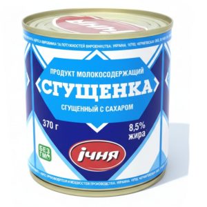 Խտացրած կաթ Ичня շաքարավազով 8,5% 370 գր