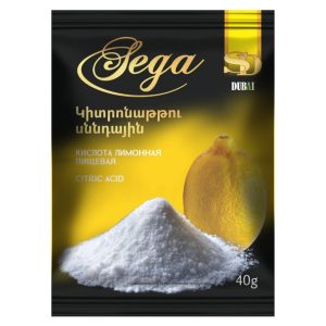 Կիտրոնաթթու Sega սննդային 40գ