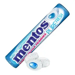 Մաստակ Mentos Pure Fresh ուժեղ կծու 16գ
