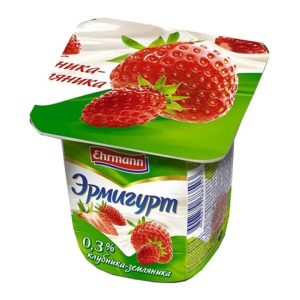 Յոգուրտ կաթնային 0.3% 100գ Էրմիգուրտ