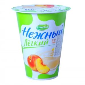 Նեժնի յոգուրտ 320գ դեղձի