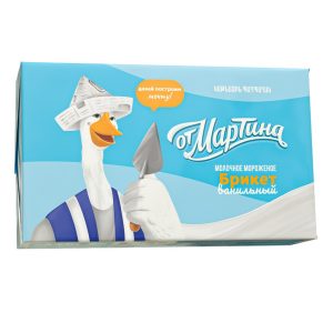 Պաղպաղակ բրիկետ От Мартина վանիլային համով 80գ